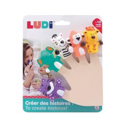 LUDI - MARIONNETTES À DOIGTS - SAVANE